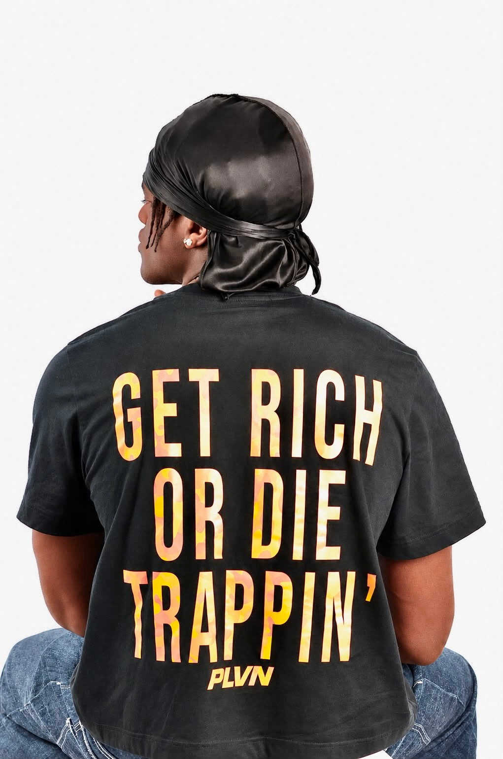 PLVN Die Trappin' Cropped T-Shirt